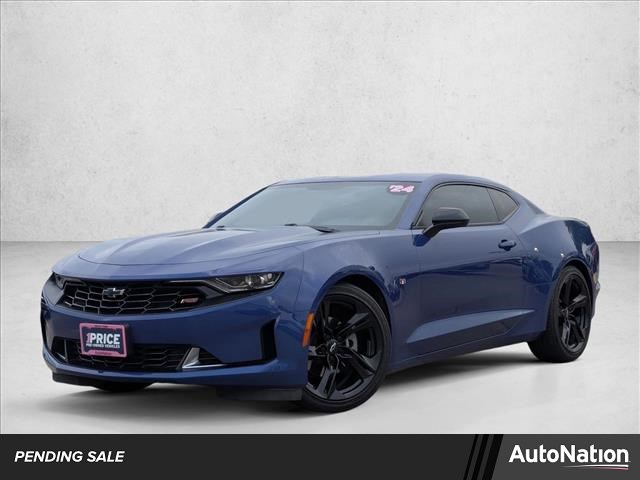 Riverside Blue Metallic 2024 Chevrolet Camaro 1LT Coupe RWD Coupe Rear-Wheel Drive 8-Speed Automatic
