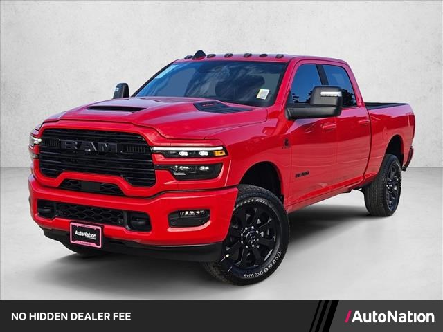 Flame Red Clearcoat 2026 RAM 2500 Laramie Crew Cab 4WD Pickup Truck Four-Wheel Drive 8-Speed Automatic