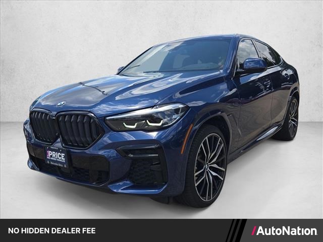 Phytonic Blue Metallic 2022 BMW X6 SUV / Crossover All-Wheel Drive Automatic