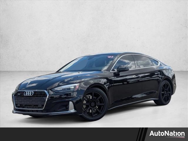 Mythos Black Metallic 2021 Audi A5 Sportback 40 TFSI quattro Premium AWD Sedan All-Wheel Drive Automatic