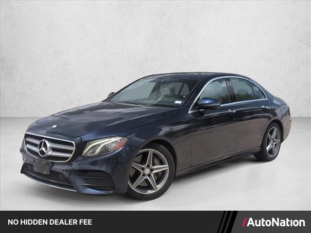 Lunar Blue Metallic 2017 Mercedes-Benz E-Class Sedan Rear-Wheel Drive Automatic