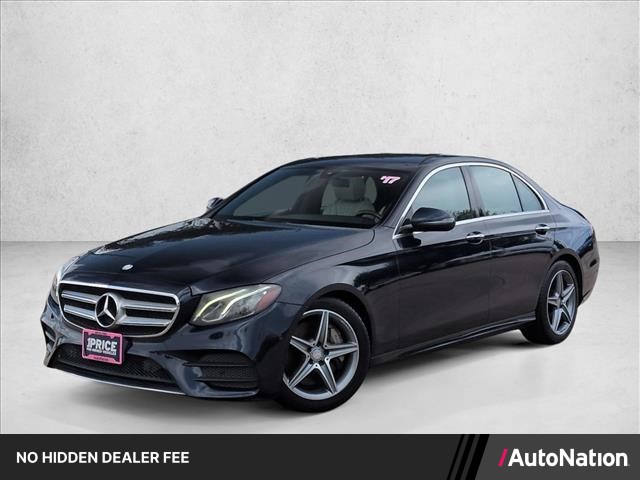 Lunar Blue Metallic 2017 Mercedes-Benz E-Class Sedan Rear-Wheel Drive Automatic