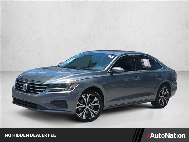 Platinum Gray Meta 2022 Volkswagen Passat Sedan Front-Wheel Drive 6-Speed Automatic