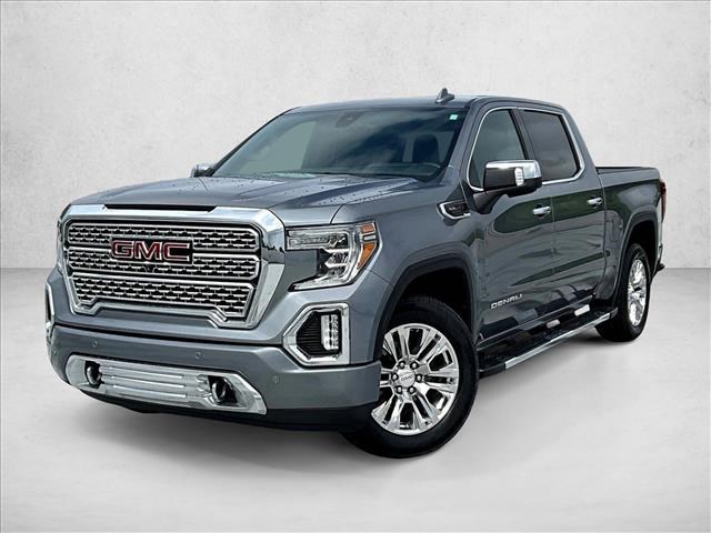 Gray (Satin Steel Metallic) 2020 GMC Sierra 1500 Denali Crew Cab RWD Pickup Truck 4X2 8-Speed Automatic