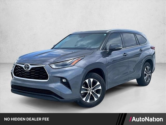 Magnetic Gray Metallic 2021 Toyota Highlander SUV / Crossover Front-Wheel Drive Automatic