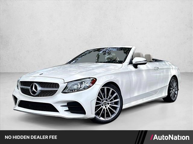 Designo Diamond White Metallic 2021 Mercedes-Benz C-Class Convertible Rear-Wheel Drive Automatic