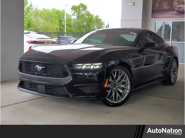 Shadow Black 2025 Ford Mustang EcoBoost Premium Fastback RWD Coupe Rear-Wheel Drive Automatic