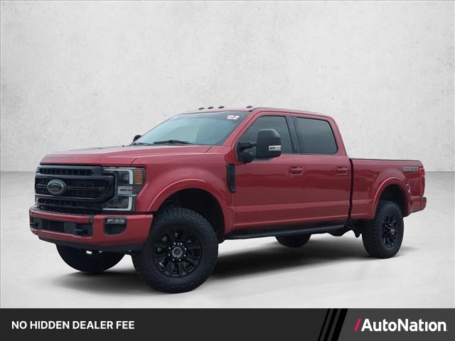 Rapid Red Metallic Tinted Clearcoat 2022 Ford F-250 Super Duty Pickup Truck Four-Wheel Drive Automatic