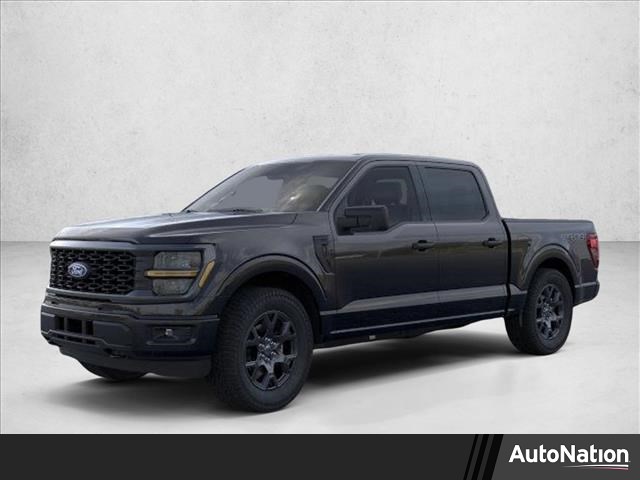 Agate Black Metallic 2026 Ford F-150 STX 4dr SuperCrew 4WD Pickup Truck Four-Wheel Drive Automatic