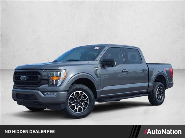 Carbonized Gray Metallic 2022 Ford F-150 XLT SuperCrew 4WD Pickup Truck Four-Wheel Drive Automatic