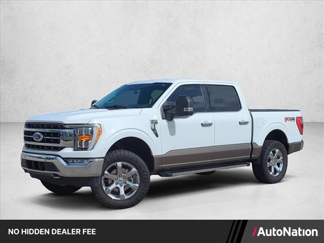 Oxford White 2021 Ford F-150 Lariat SuperCrew 4WD Pickup Truck Four-Wheel Drive Automatic