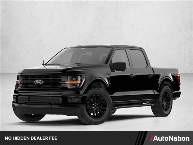 Agate Black Metallic 2026 Ford F-150 XLT SuperCrew 4WD Pickup Truck Four-Wheel Drive Automatic