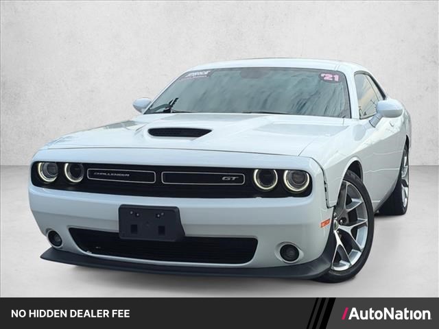 White Knuckle Clearcoat 2021 Dodge Challenger Coupe Rear-Wheel Drive 8-Speed Automatic