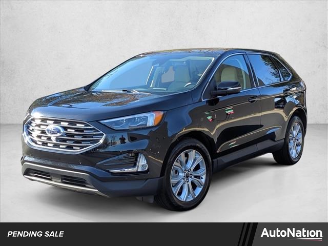 Agate Black Metallic 2024 Ford Edge Titanium AWD SUV / Crossover All-Wheel Drive 8-Speed Automatic