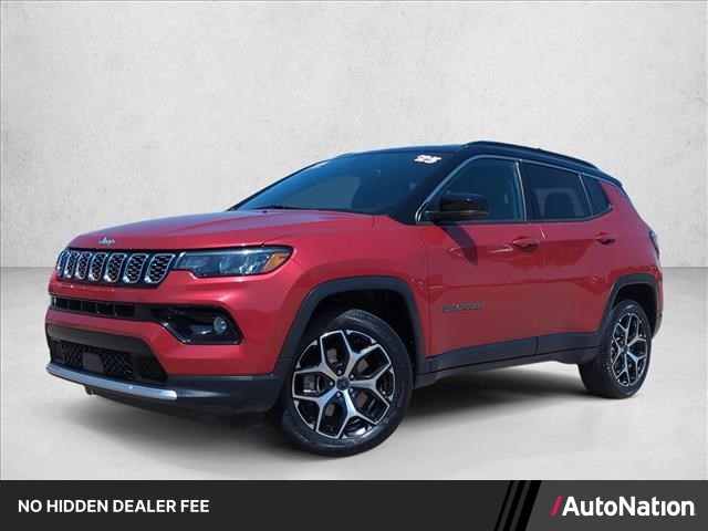 Red Hot Pearlcoat 2025 Jeep Compass SUV / Crossover Four-Wheel Drive 8-Speed Automatic