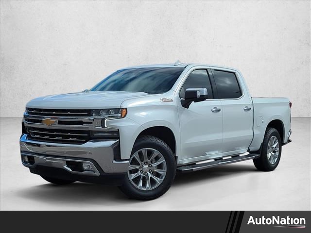 White (Iridescent Pearl Tricoat) 2022 Chevrolet Silverado 1500 LTZ Crew Cab 4WD Pickup Truck Four-Wheel Drive 8-Speed Automatic