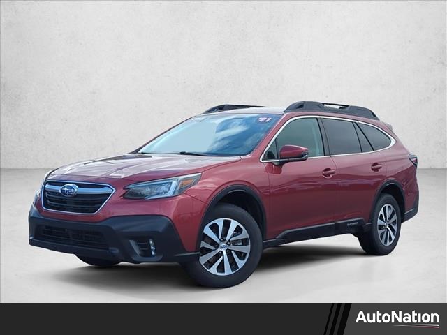 Crimson Red Pearl 2021 Subaru Outback Premium Crossover AWD SUV / Crossover All-Wheel Drive Automatic