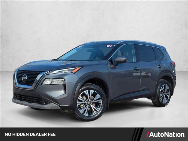 Gray (Gun Metallic) 2021 Nissan Rogue SV FWD SUV / Crossover Front-Wheel Drive Automatic
