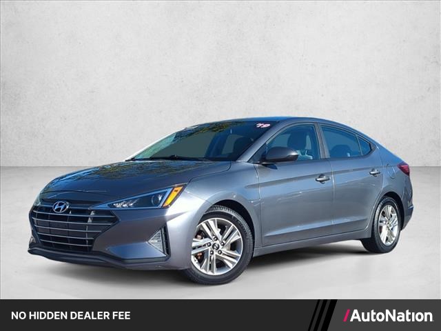 Machine Gray 2019 Hyundai Elantra Sedan Front-Wheel Drive Automatic