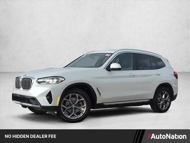 Mineral White Metallic 2022 BMW X3 sDrive30i RWD SUV / Crossover Rear-Wheel Drive Automatic