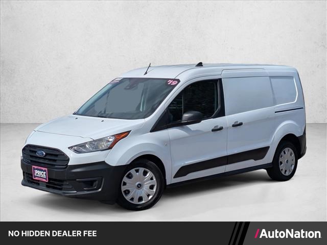 Frozen White 2019 Ford Transit Connect Van Front-Wheel Drive 8-Speed Automatic