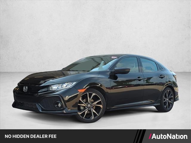 Crystal Black Pearl 2017 Honda Civic Hatchback Sport Hatchback Front-Wheel Drive 6-Speed Manual