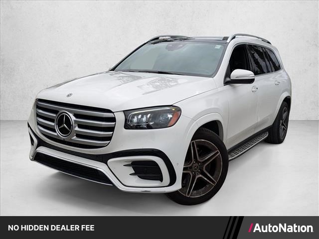 Polar White 2024 Mercedes-Benz GLS 450 4MATIC SUV / Crossover All-Wheel Drive Automatic