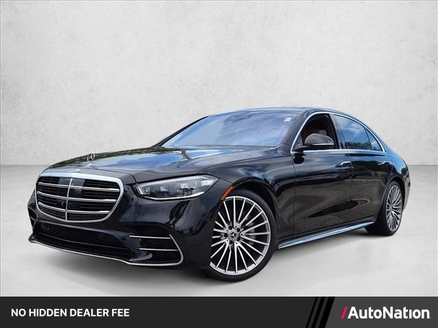 Black 2023 Mercedes-Benz S-Class Sedan All-Wheel Drive Automatic