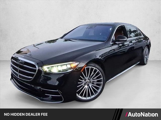 Black 2023 Mercedes-Benz S-Class Sedan All-Wheel Drive Automatic