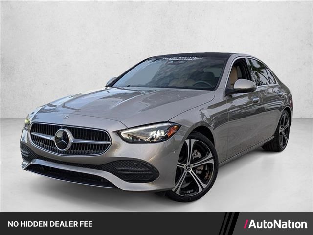 Mojave Silver Metallic 2023 Mercedes-Benz C-Class C 300 RWD Sedan Rear-Wheel Drive Automatic