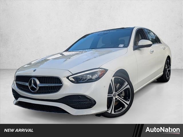 Polar White 2026 Mercedes-Benz C-Class C 300 RWD Sedan Rear-Wheel Drive Automatic