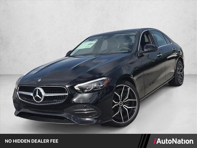 Black 2026 Mercedes-Benz C-Class Sedan All-Wheel Drive Automatic