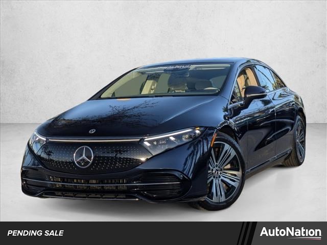 Nautical Blue Metallic 2022 Mercedes-Benz EQS 450+ RWD Sedan Rear-Wheel Drive Automatic