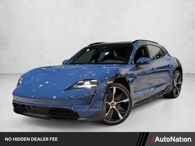 Blue 2022 Porsche Taycan 4 Cross Turismo Wagon AWD Wagon All-Wheel Drive Automatic