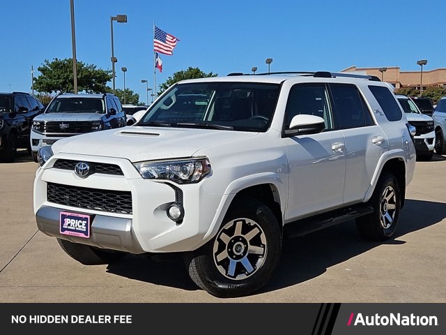 Super White 2018 Toyota 4Runner SUV / Crossover Four-Wheel Drive Automatic
