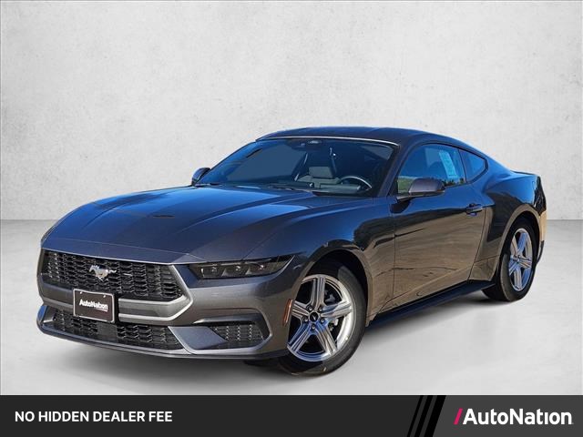 Carbonized Gray Metallic 2026 Ford Mustang EcoBoost Fastback RWD Coupe Rear-Wheel Drive Automatic