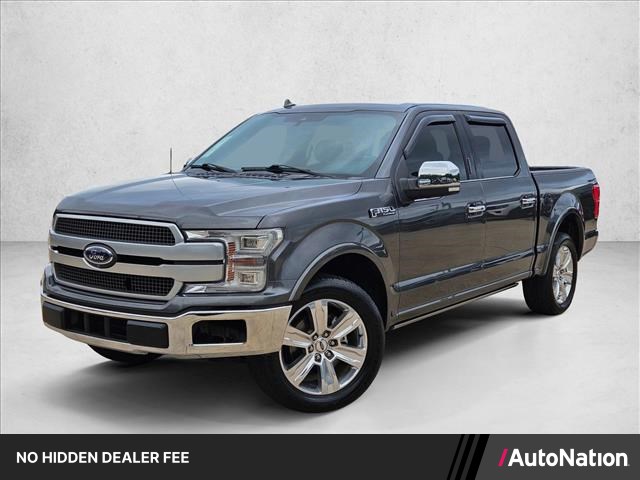 Gray (Magnetic Metallic) 2019 Ford F-150 Platinum SuperCrew RWD Pickup Truck 4X2 Automatic