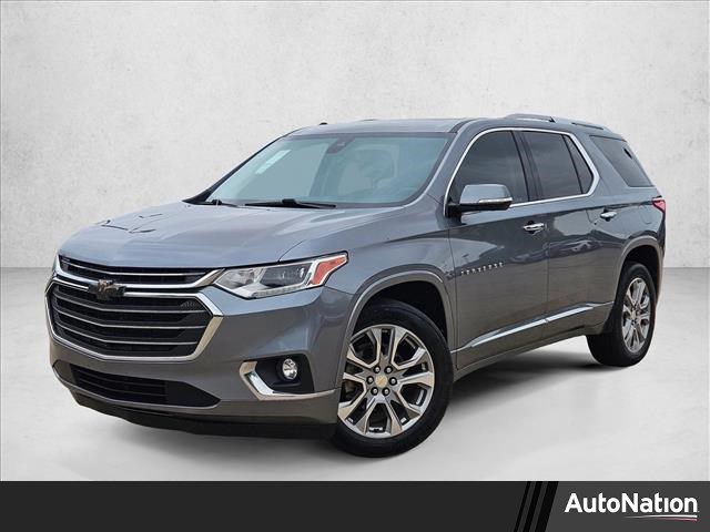 Gray (Satin Steel Metallic) 2018 Chevrolet Traverse Premier FWD SUV / Crossover Front-Wheel Drive 9-Speed Automatic