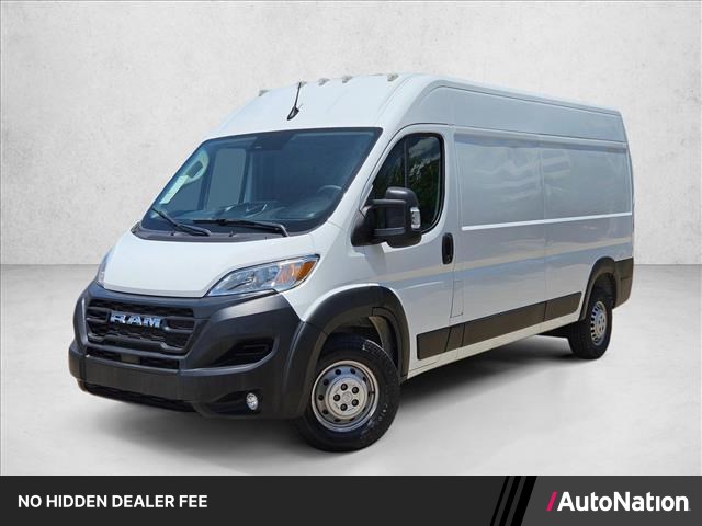 Bright White Clearcoat 2024 RAM ProMaster 2500 Tradesman 159 High Roof Cargo Van FWD w/ Passenger Seat Van Front-Wheel Drive 9-Speed Automatic