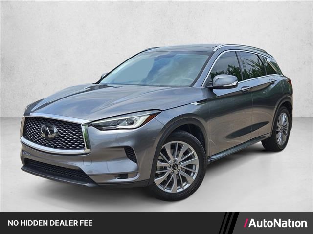 Gray (Graphite Shadow) 2024 INFINITI QX50 Luxe FWD SUV / Crossover Front-Wheel Drive Automatic