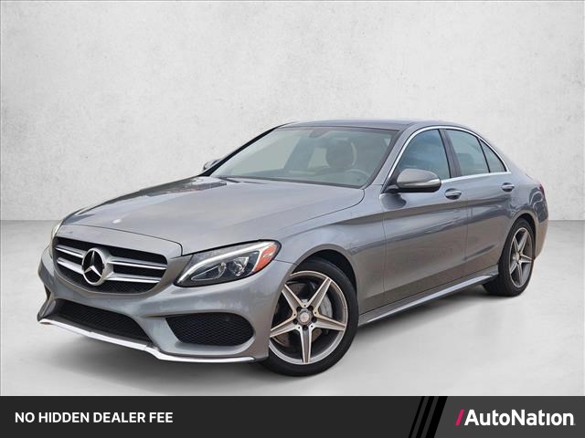 Silver/Gray 2015 Mercedes-Benz C-Class C 400 4MATIC Sedan All-Wheel Drive Automatic