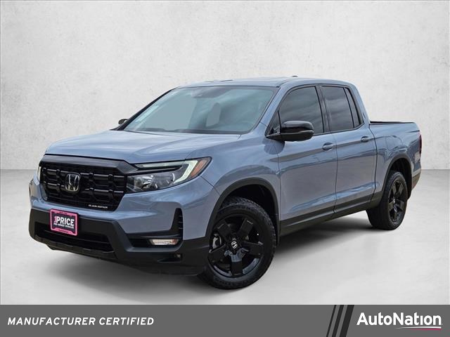 Sonic Gray Pearl 2024 Honda Ridgeline Black Edition AWD Pickup Truck All-Wheel Drive Automatic