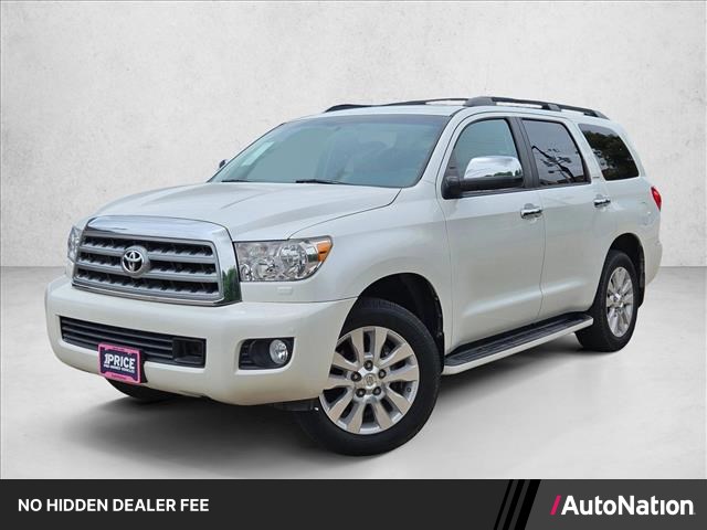 White (Blizzard Pearl) 2017 Toyota Sequoia Platinum 4WD SUV / Crossover Four-Wheel Drive Automatic