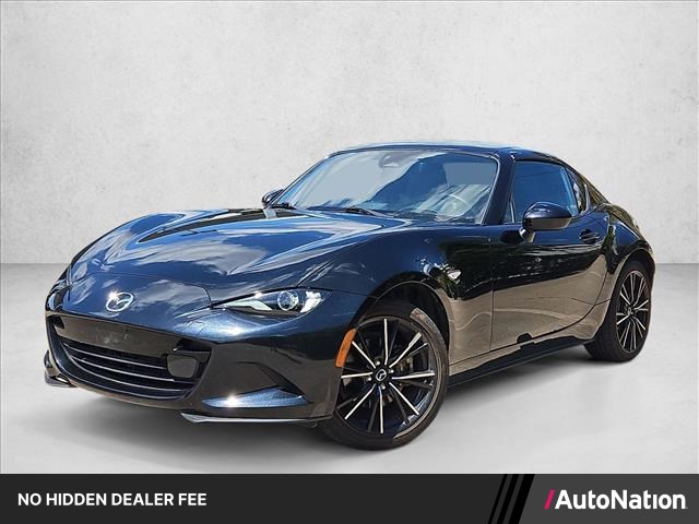 Jet Black Mica 2025 Mazda MX-5 Miata Convertible Rear-Wheel Drive Automatic