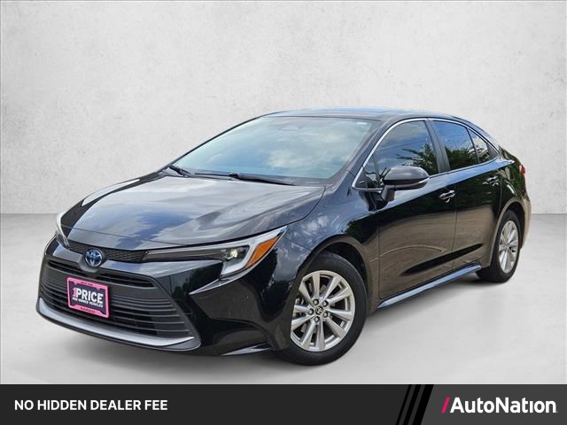 Midnight Black Metallic 2023 Toyota Corolla Hybrid Sedan Front-Wheel Drive Automatic