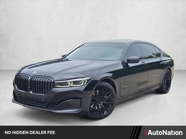 Jet Black 2021 BMW 7 Series 740i RWD Sedan Rear-Wheel Drive 8-Speed Automatic