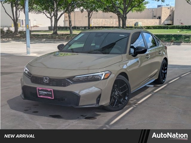 Sand Dune Pearl 2026 Honda Civic Hatchback Sport FWD Hatchback Front-Wheel Drive Continuously Variable Transmission