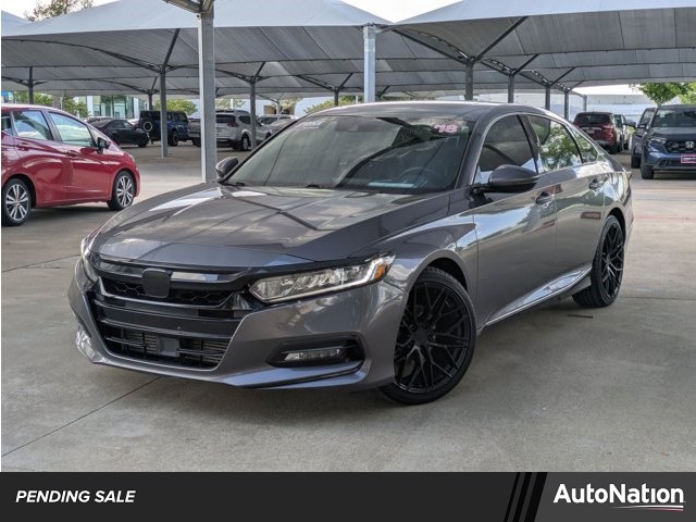 Gray (Modern Steel Metallic) 2018 Honda Accord 1.5T EX-L FWD Sedan Front-Wheel Drive Automatic