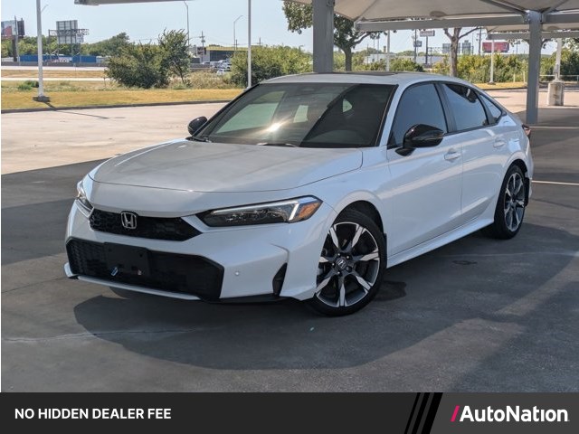 White 2026 Honda Civic Hybrid Sedan Front-Wheel Drive Automatic