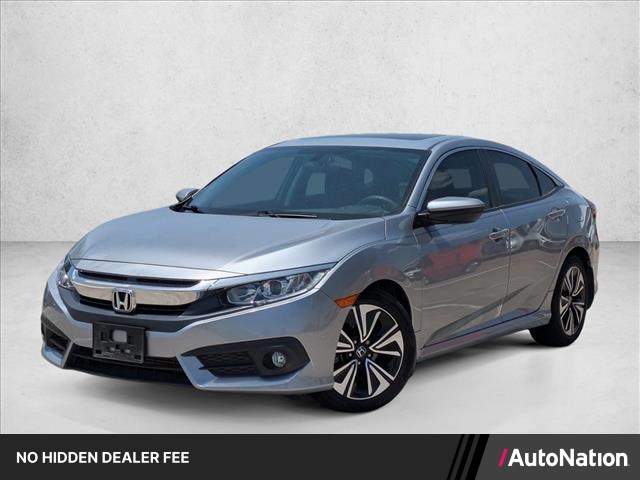 Lunar Silver Metallic 2016 Honda Civic Sedan Front-Wheel Drive Automatic